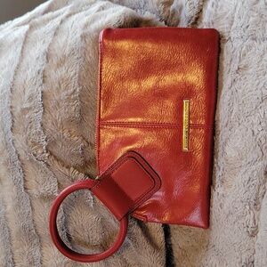 Mia k Collection red wrist handbag